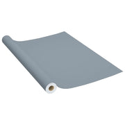 Pellicola Autoadesiva per Mobili Grigia 500x90 cm in PVC CFW3964368
