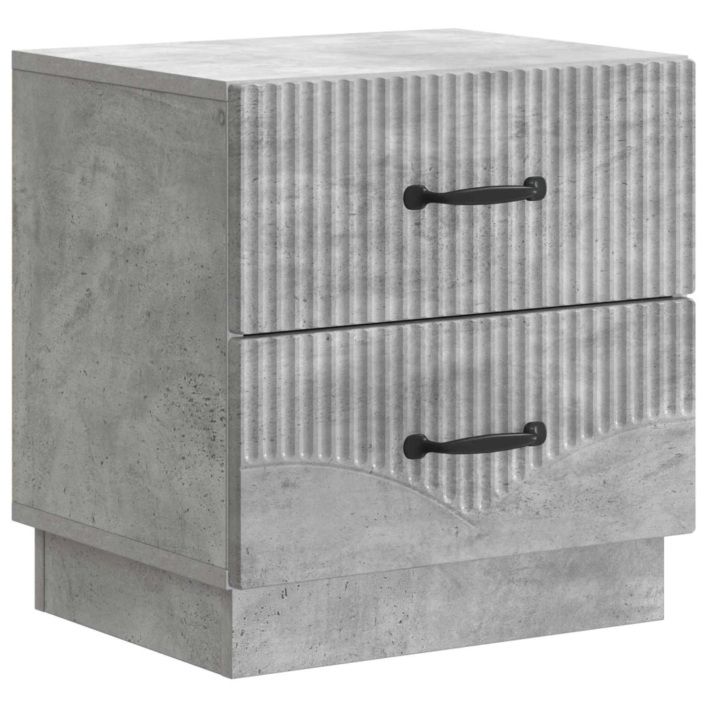 Armadio da Notte 2 pcs Grigio Cemento 43 x 34,5 x 44,5 cm 895222