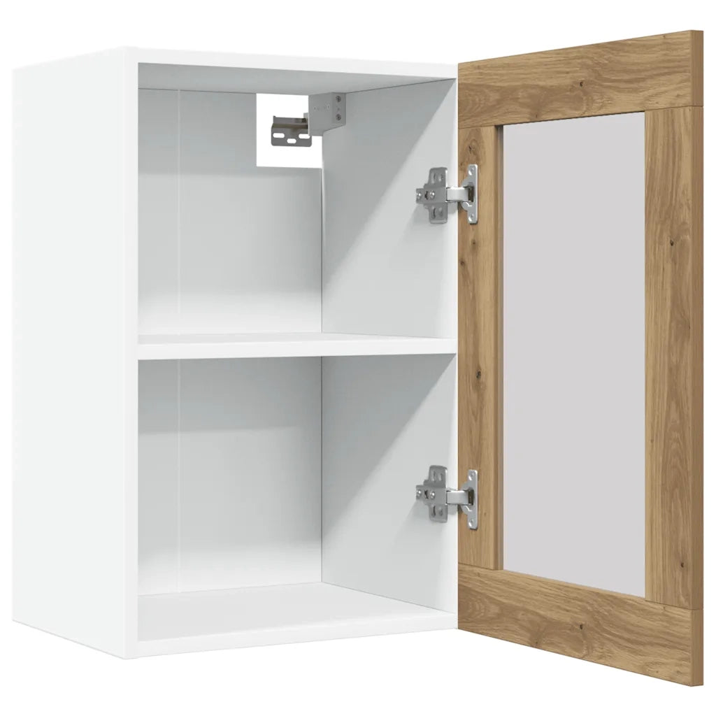 Pensile Vetro “Lyon” Rovere Artigianale 40x31x60 cm 856099