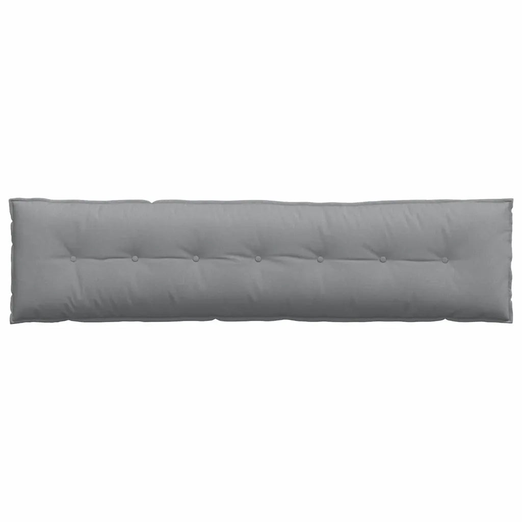 Cuscino per Schiena Grigio chiaro 200 x 19 x 50 cm Tessuto