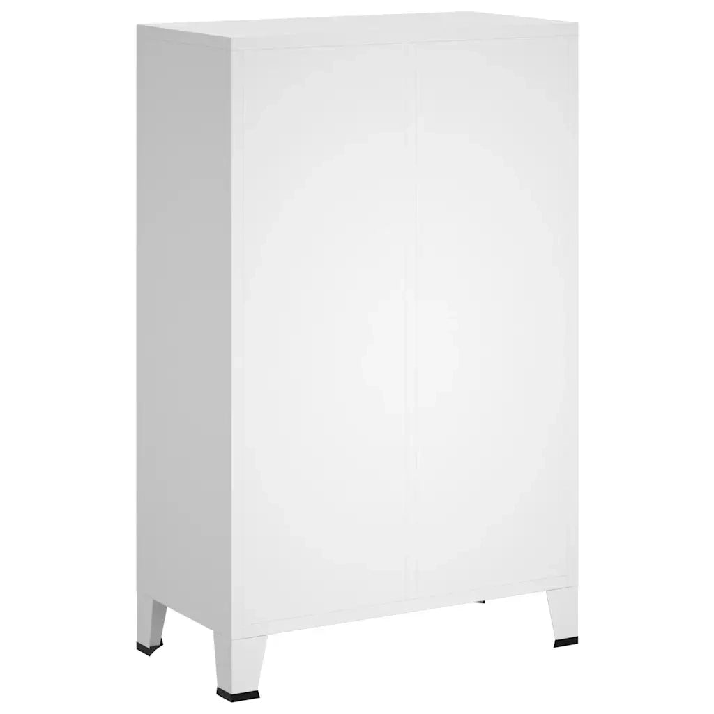 Armadio Industriale Bianco 67x35x107 cm in Acciaio CFW3116011