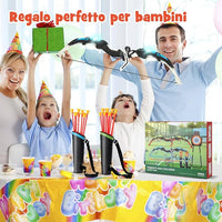 Set di 2 Archi e Frecce per Bambini, Giocattoli con Arco e Frecce LED con 20 Frecce a Ventosa, Fasce per Interni ed Esterni, per Ragazzi 3 anni +