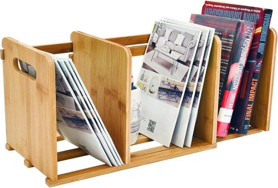 Pannello da Scrivania in Bambù - Organizzatore da Scrivania Adattabile per Magazzino Efficiente