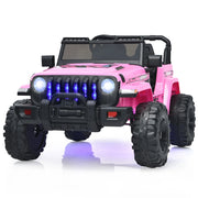 Auto per bambini alimentata a batteria 12V con 2 posti e telecomando musica porta USB, Auto elettrica Rosa-Macchinine giocattoli