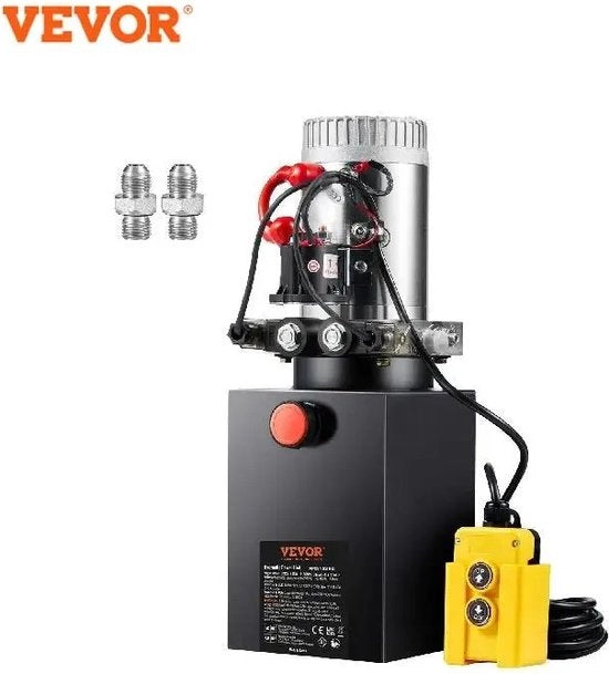 Unità di potenza idraulica a doppia funzione per rimorchio - 12 V - 6 Litri Diesel - 3200 Psi Massimo - Pressione di rilascio