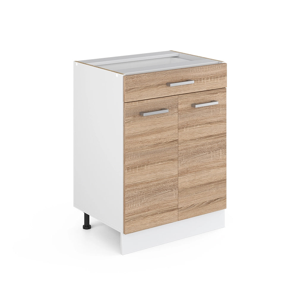 Vicco Frontale cucina Sonoma 59.6 x 70.8 cm frontale del mobile per mobile base con cassetti