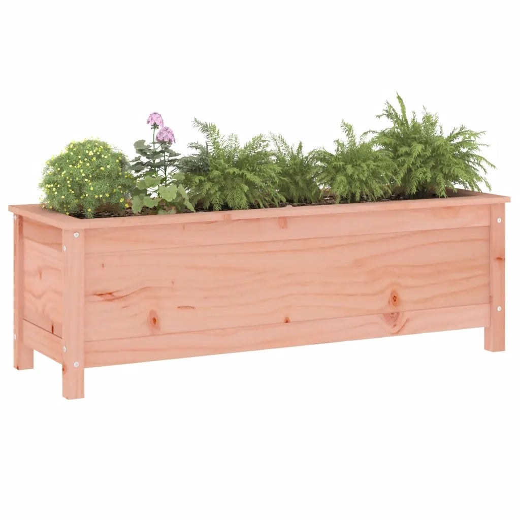 Fioriera Rialzata Giardino 119,5x40x39cm Legno Massello Douglascod mxl 79927