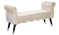 Panchetta Paris Crema/Gold Cm 120X40X60