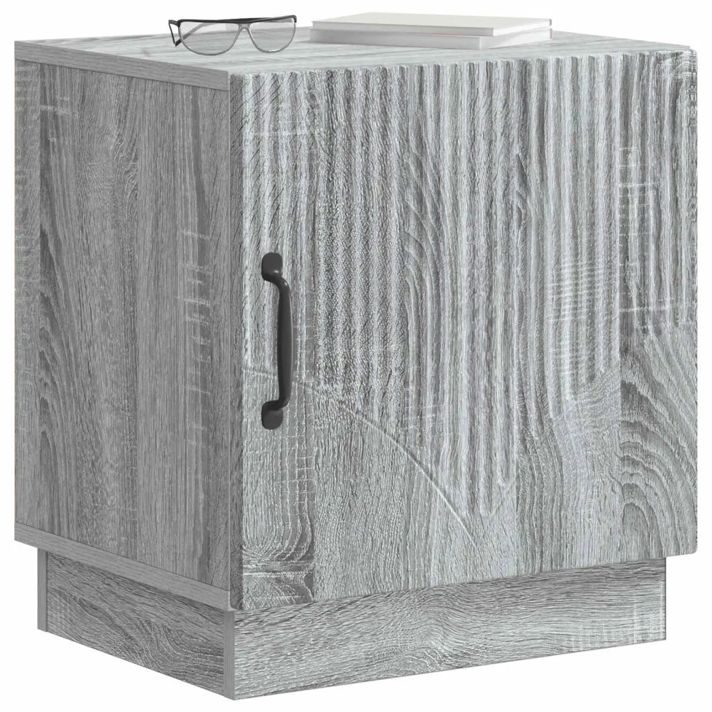 Comodino Sonoma grigio 43 x 34,5 x 47 cm Legno ingegnerizzato
