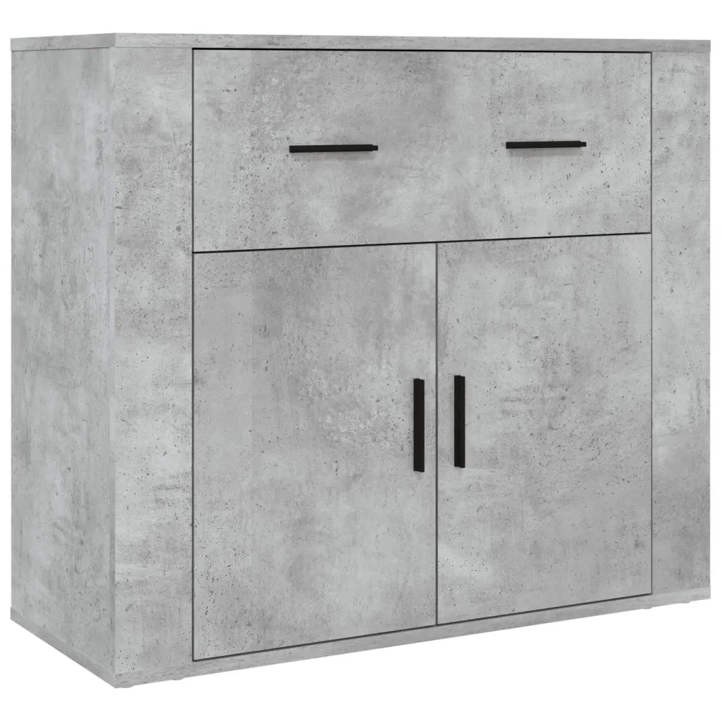 vidaXL Credenza Grigio Cemento in Legno Multistrato