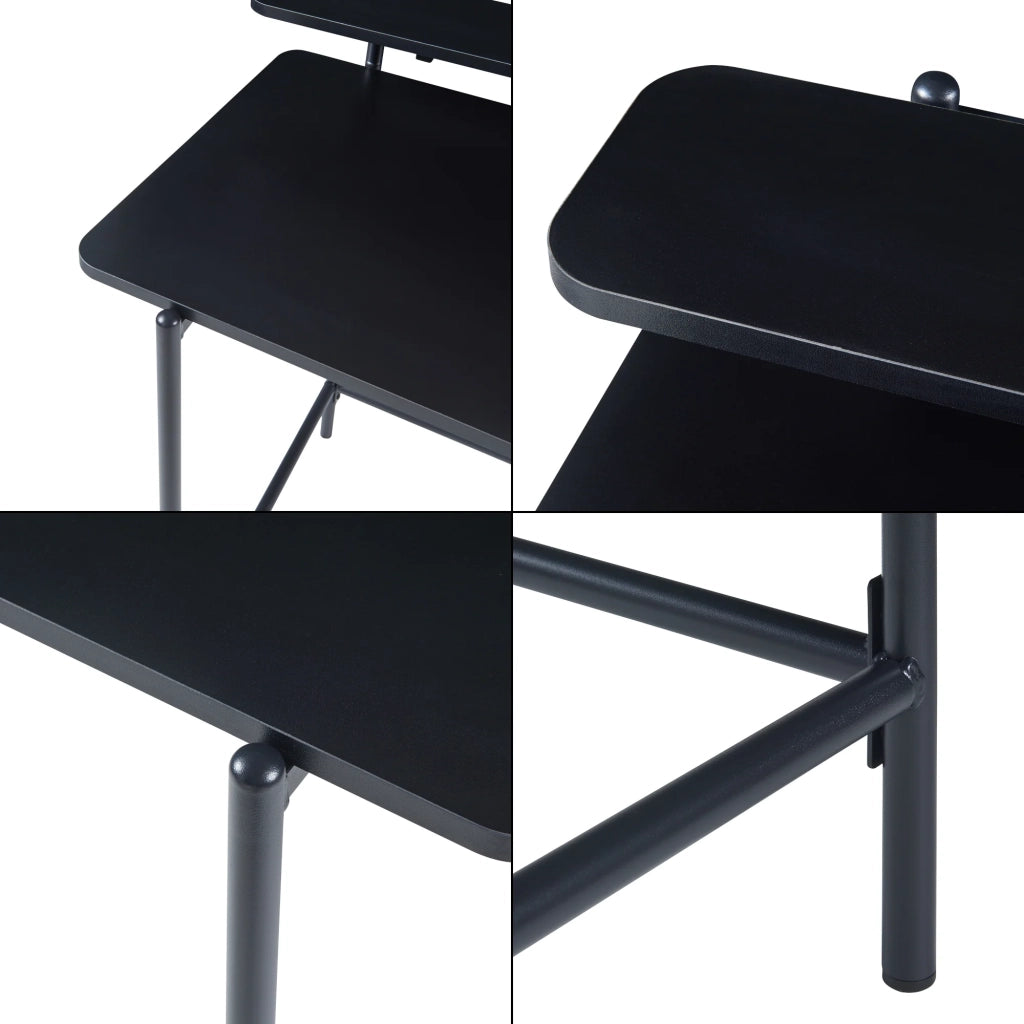 Scrivania/Tavolo da lavoro 120 x 55 x 88 cm Nero 03_0009066