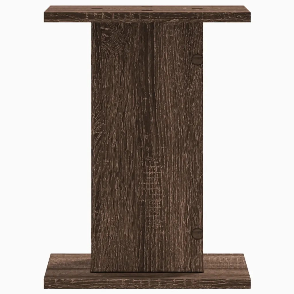 Supporti per Piante 2 pz Rovere Marrone 30x30x40 cm Truciolato