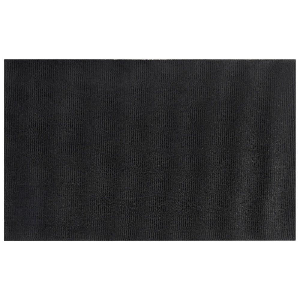 Zerbino in fibra di cocco naturale con fondo antiscivolo in PVC 50 x 80 cm Decorazione con motivo api e fiori