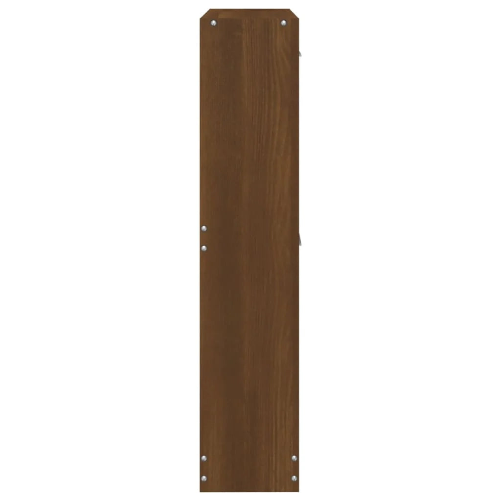 Scarpiera mobile contenitore per scarpe mobile per ingresso/corridoio/soggiorno 59 x 17 x 81 cm legno ingegnerizzato marrone 02_0021634