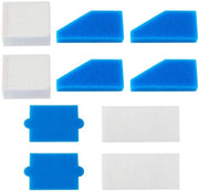 Set di accessori per filtro aspirapolvere - Accessori per aspirapolvere - Parti di ricambio per aspirapolvere - Schiuma/Non tessuto - 2 Set con 5 accessori - Prestazioni di filtro efficienti