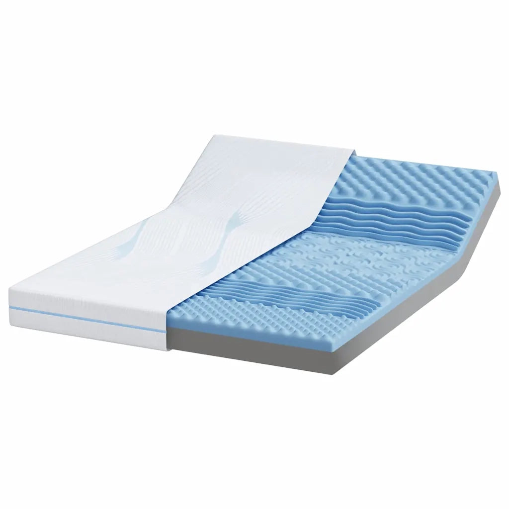 vidaXL Materasso Bianco 160 x 200 cm Schiuma