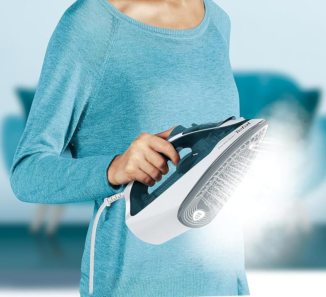 Tefal Express Steam Ferro da Stiro a Vapore Sistema Anticalcare 2400W Funzione Antigoccia