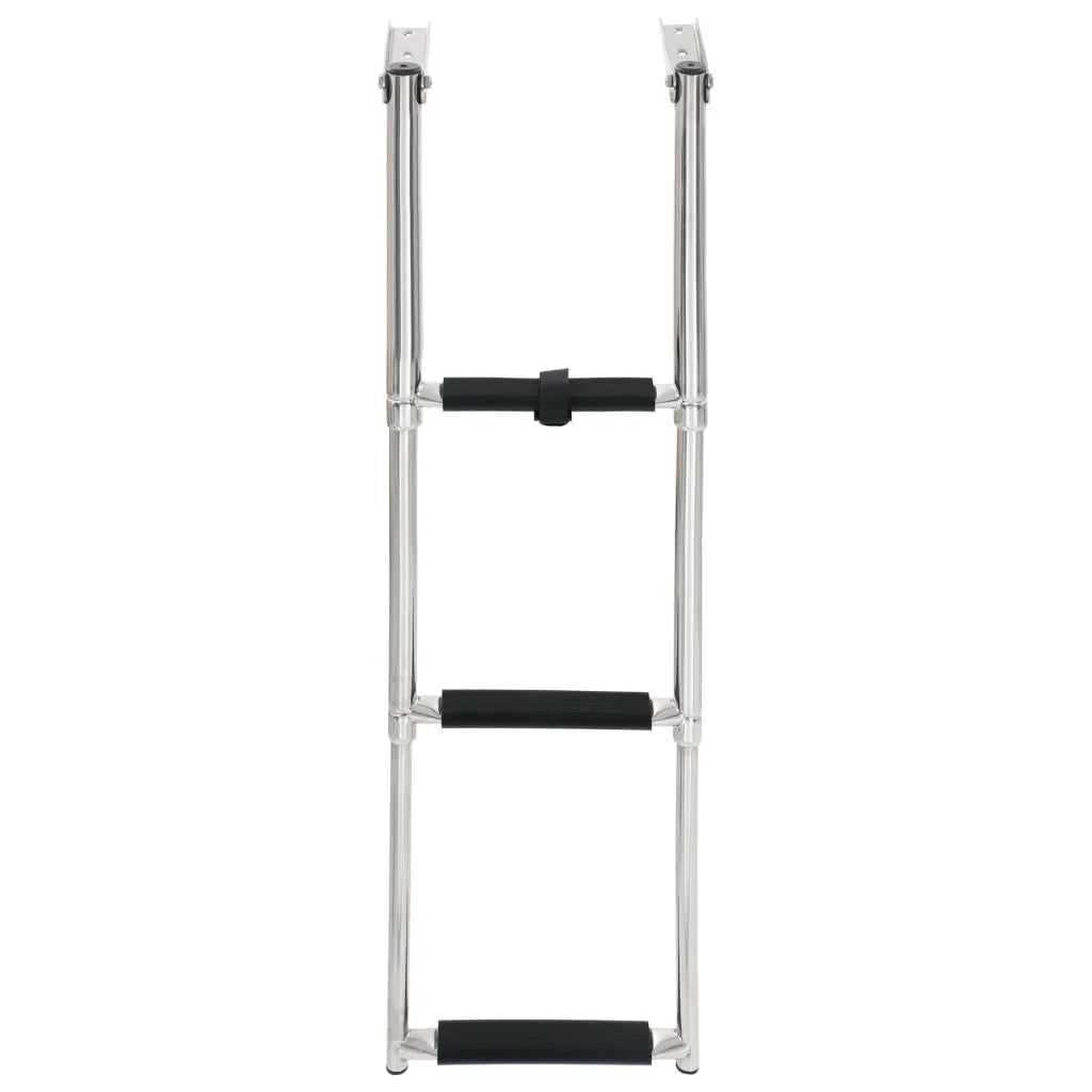 Scaletta di Imbarco Pieghevole a 3 Gradini in Acciaio Inox CFW1991410
