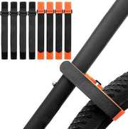 Fietsenrek riemen 8 pezzi - Riema adattabile per sellino con gancio e anello - Riema stabilizzatore sellino - Riemi di fissaggio per fiacallazione auto e parete
