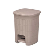Pattumiera Bidone con Pedale da Bagno Domus Greige 6 Litri