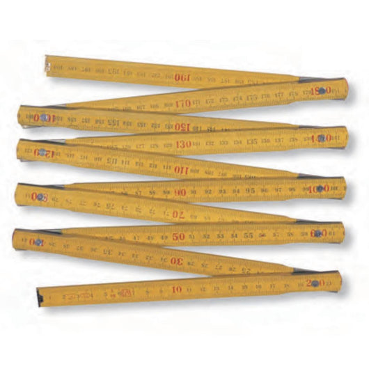 DOPPIOMETRO GIALLO C/RIV.