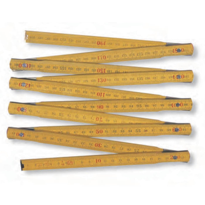 DOPPIOMETRO GIALLO C/RIV.