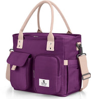 Borsa isolante per picnic, impermeabile con cinturino regolabile per adulti per lavoro/picnic, blu 18L