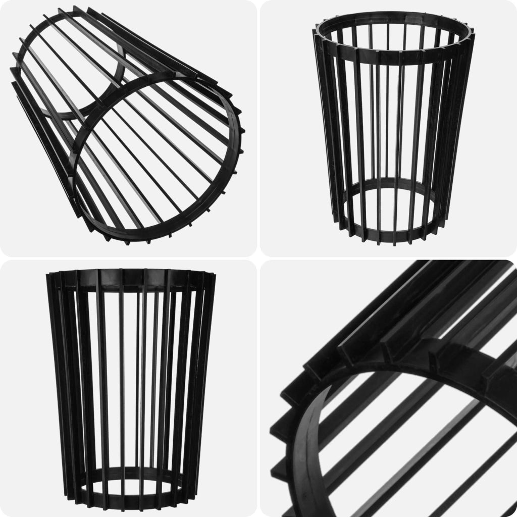 Supporto per fiori e piante KADAX, bifacciale, nero, 53,5 cm