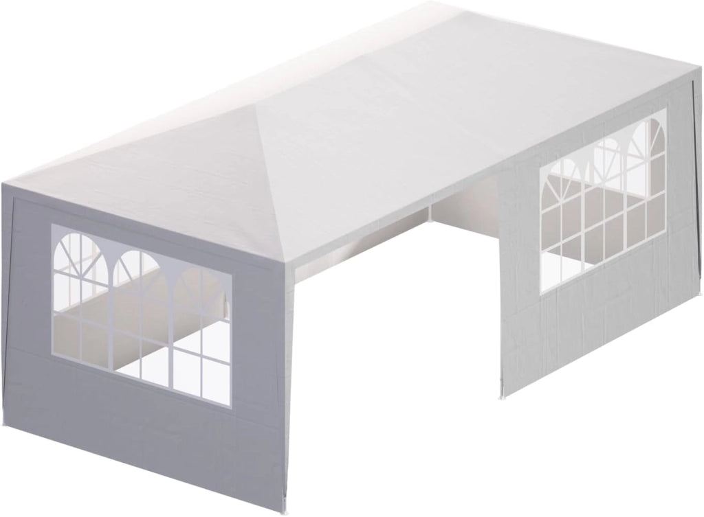 Gazebo da Giardino 3x6m Protezione UV 18m² Idrorepellente 6 Pareti Tenda Feste Padiglione Tendone Giardino