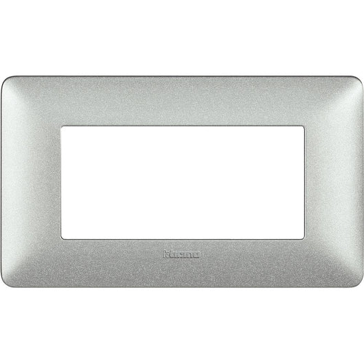 Placca Bticino Matix 4 moduli bianco calce AM4804TBC