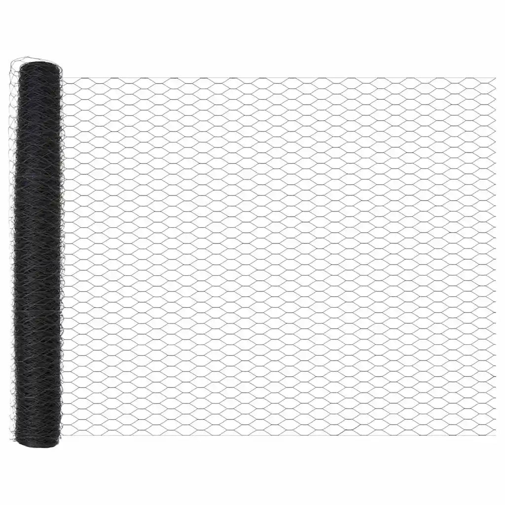 Palo della recinzione Grigio 25 x 1,4 m (rete 50 mm)