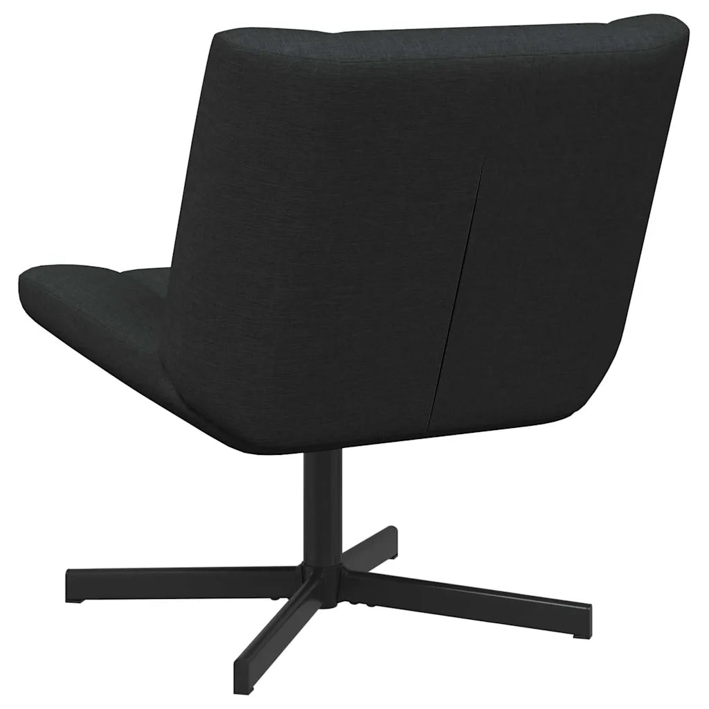 Sedia girevole Nero 63 x 75 x 76 cm Tessuto CFW1878563