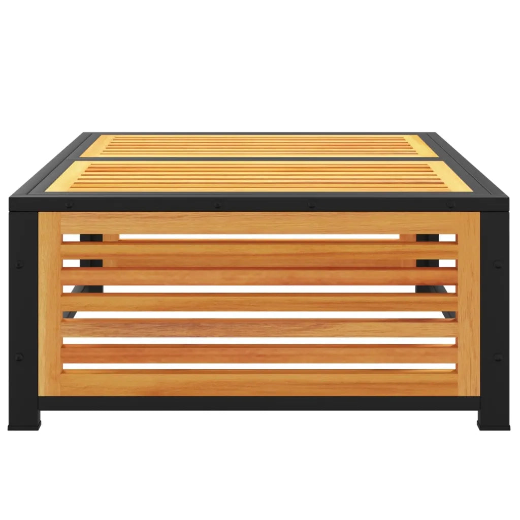 Tavolo da Giardino 68x68x30 cm in Legno Massello di Acacia 367644