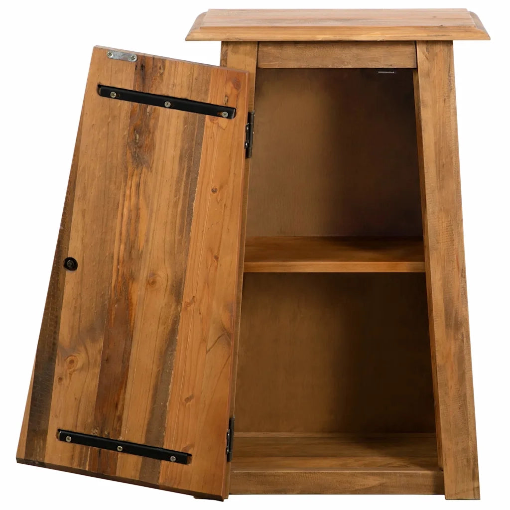Mobile da Bagno a Parete in Legno Massello di Pino 42x23x70 cm 246039