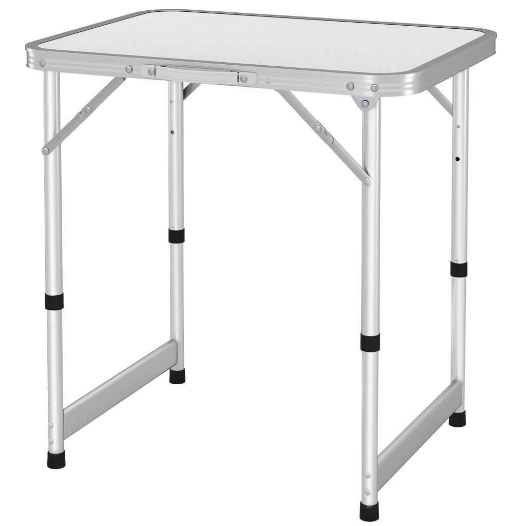 Tavolo pieghevole da esterno ¨C zephmum ¨C alluminio 60x45x64cm