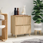 Credenza-Buffet-Armadio da cucina Rovere Sonoma 60x35x70 cm in Legno Multistrato 411324
