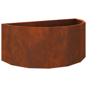 Fioriera | Cassetta per fiori | Vaso Ruggine 90 x 45 x 35 cm