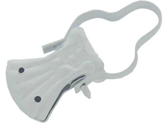 sc pinza per tende con arco laccato bianco 10 pz cod:ferx.81544