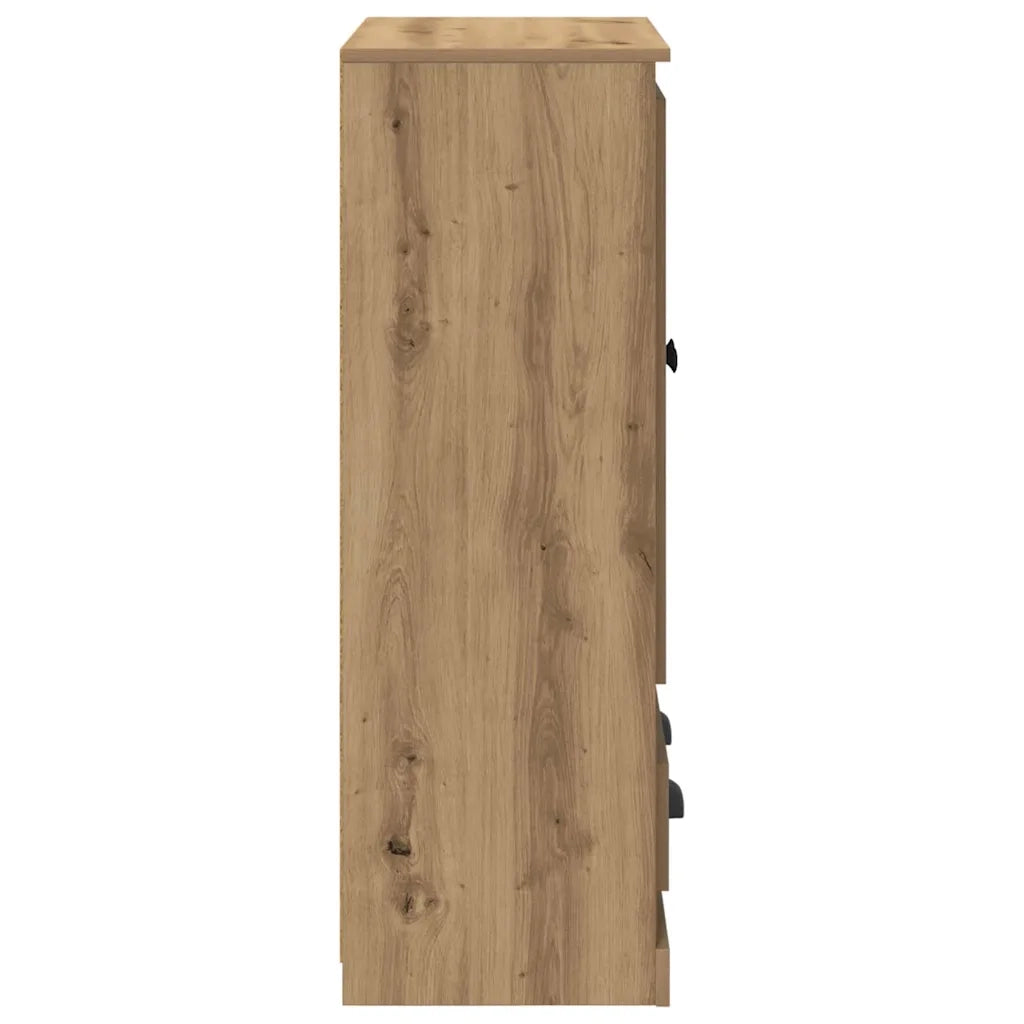 Credenza con cassetto Rovere artigianale 60 x 35,5 x 103,5 cm 881388