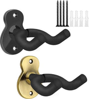 Due supporti per chitarra da appendere al muro, accessori per chitarra, chitarra, standard per ukulele, supporto per chitarra, hanger per chitarra acustica, basso, chitarra elettrica, mandolino, violino.