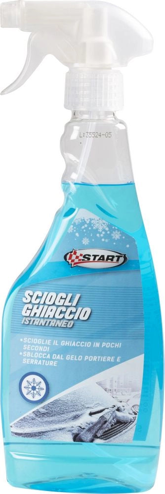 Spruzzino deghiacciante parabrezza auto sciogli ghiaccio trigger 500 ml