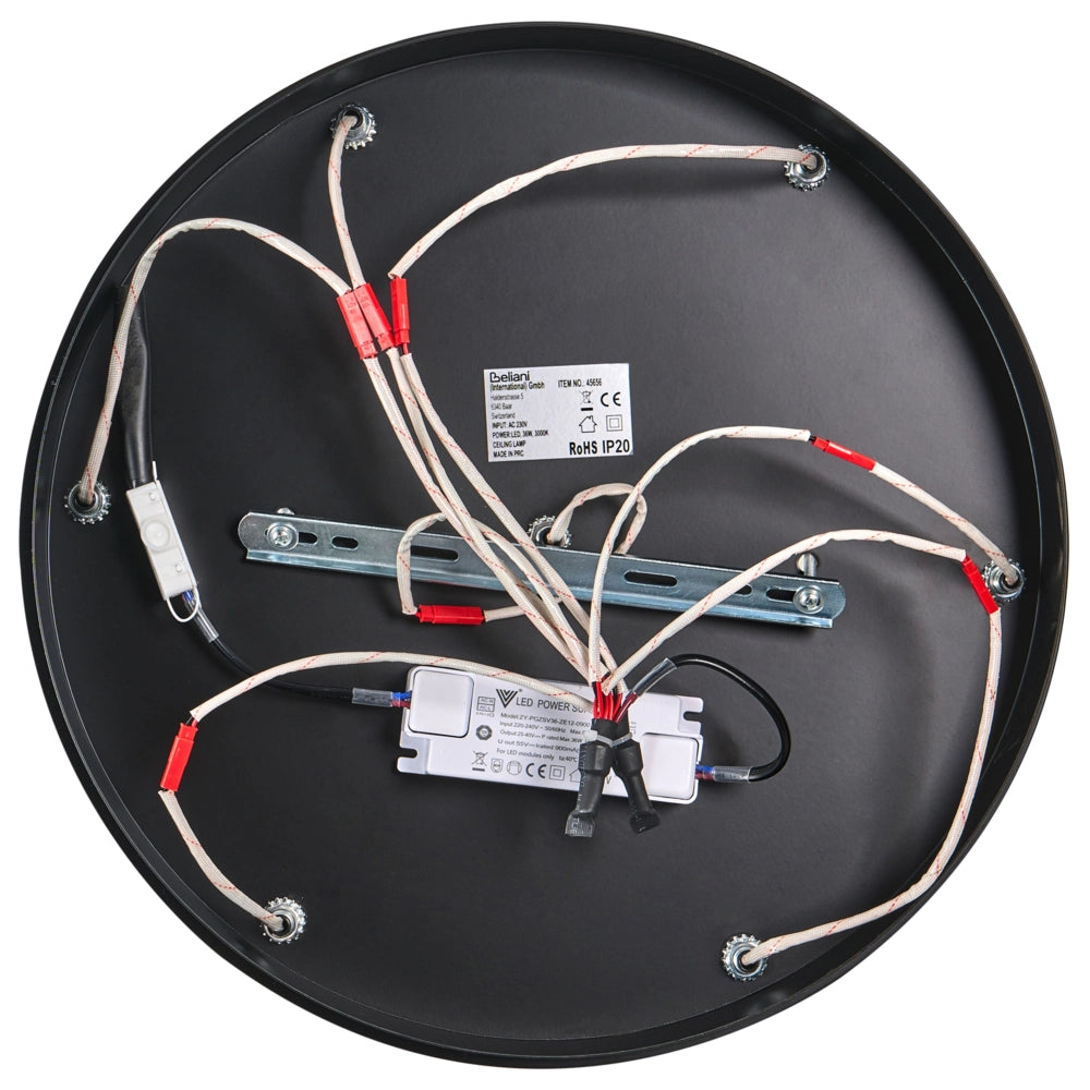 Lampada da parete a LED con paralume in vetro dorato e base in metallo, stile glamour, luce d'atmosfera, soggiorno, camera da letto
