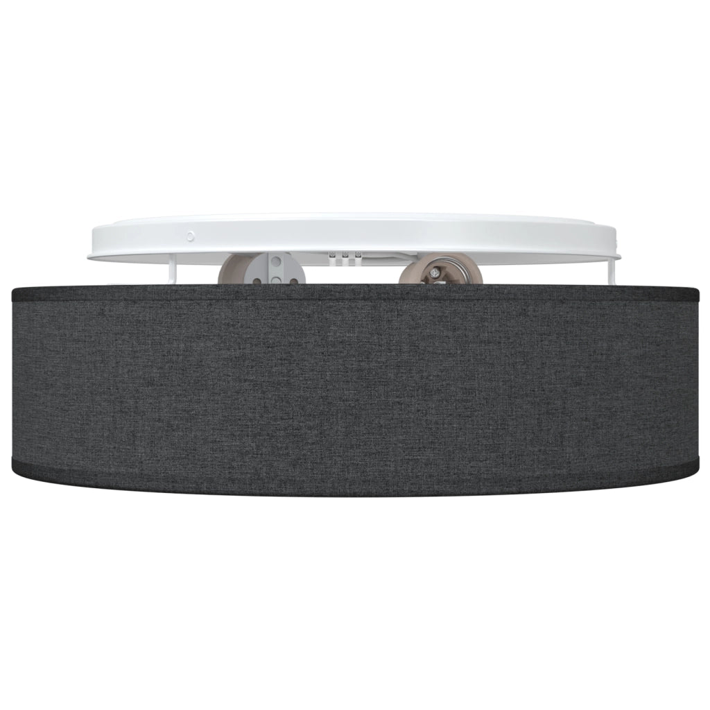 Lampade a Soffitto a Incasso Nere Ã˜ 38 cm Tessuto E27