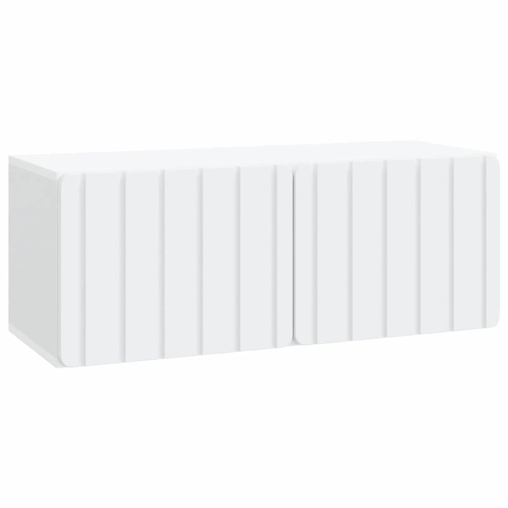 Mobile Porta TV da Muro Bianco 78,5 x 31 x 30 cm 898375