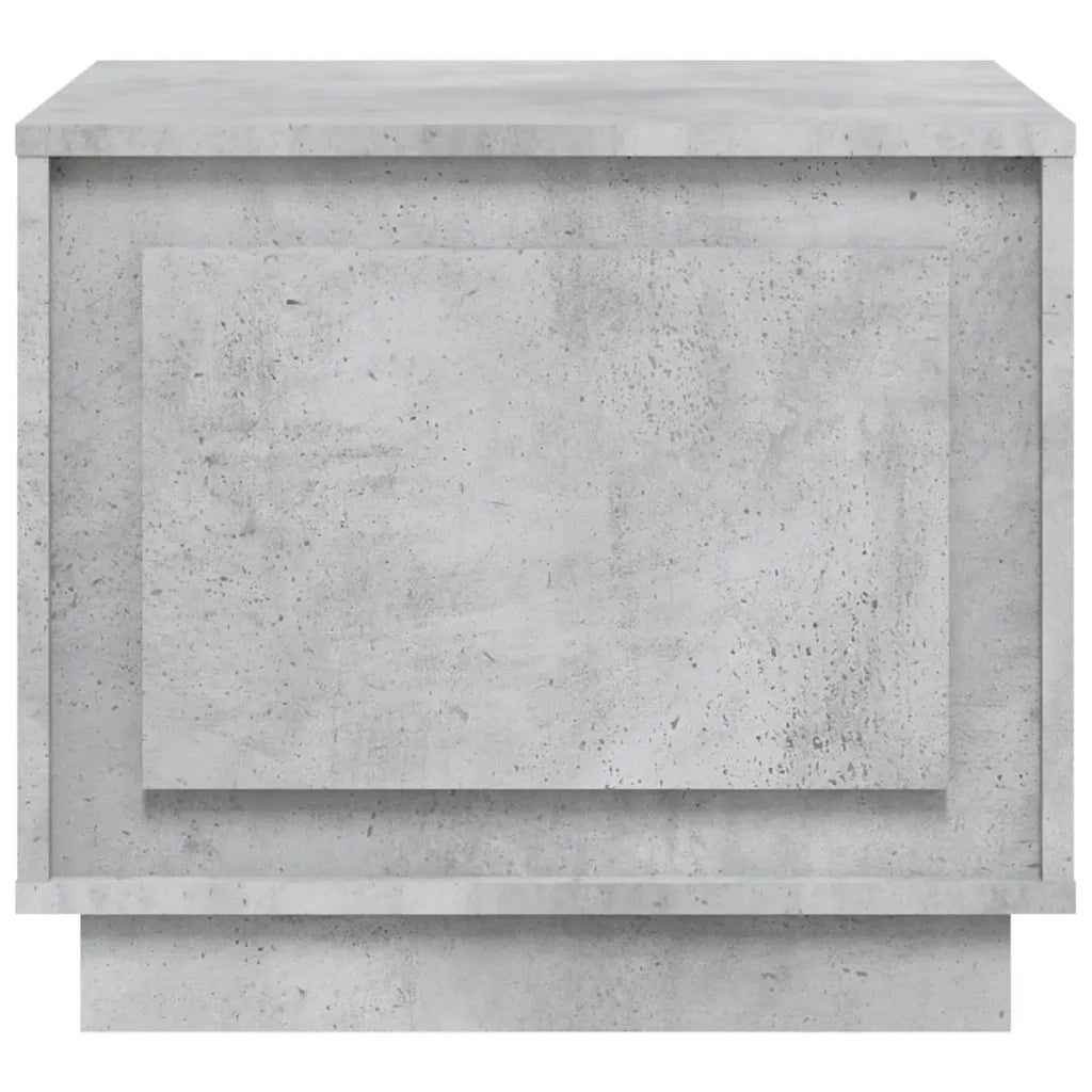 Tavolino da salotto | Tavolino da caff¨¨ | Tavolino da Soggiorno Grigio Cemento 51x50x44cm Legno Multistrato