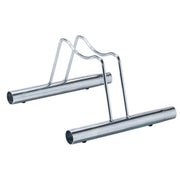 Andrys Rastrelliera Bici 1 Posto Basso per Ruote con Disco Zincato Argento