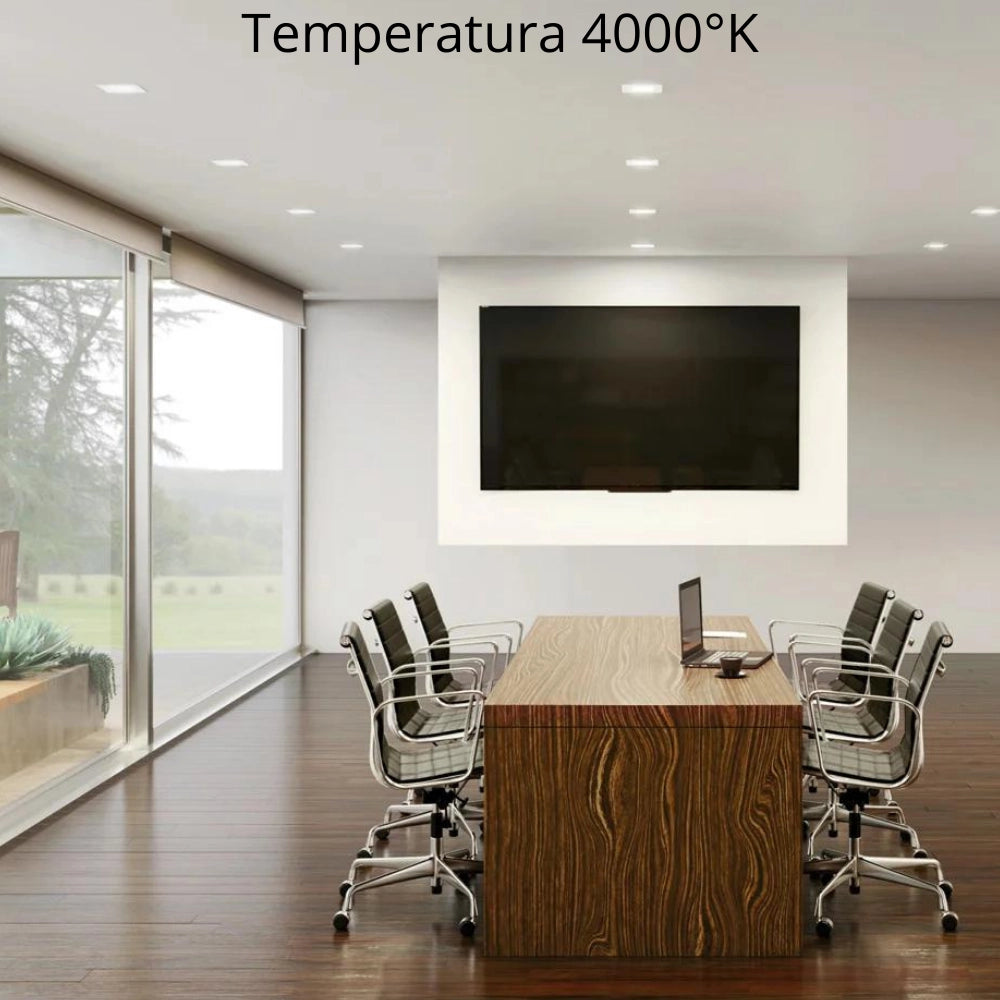 Pannello led incasso 8 cm 3watt slim tondo alimentatore incluso 6000k pezzi 3