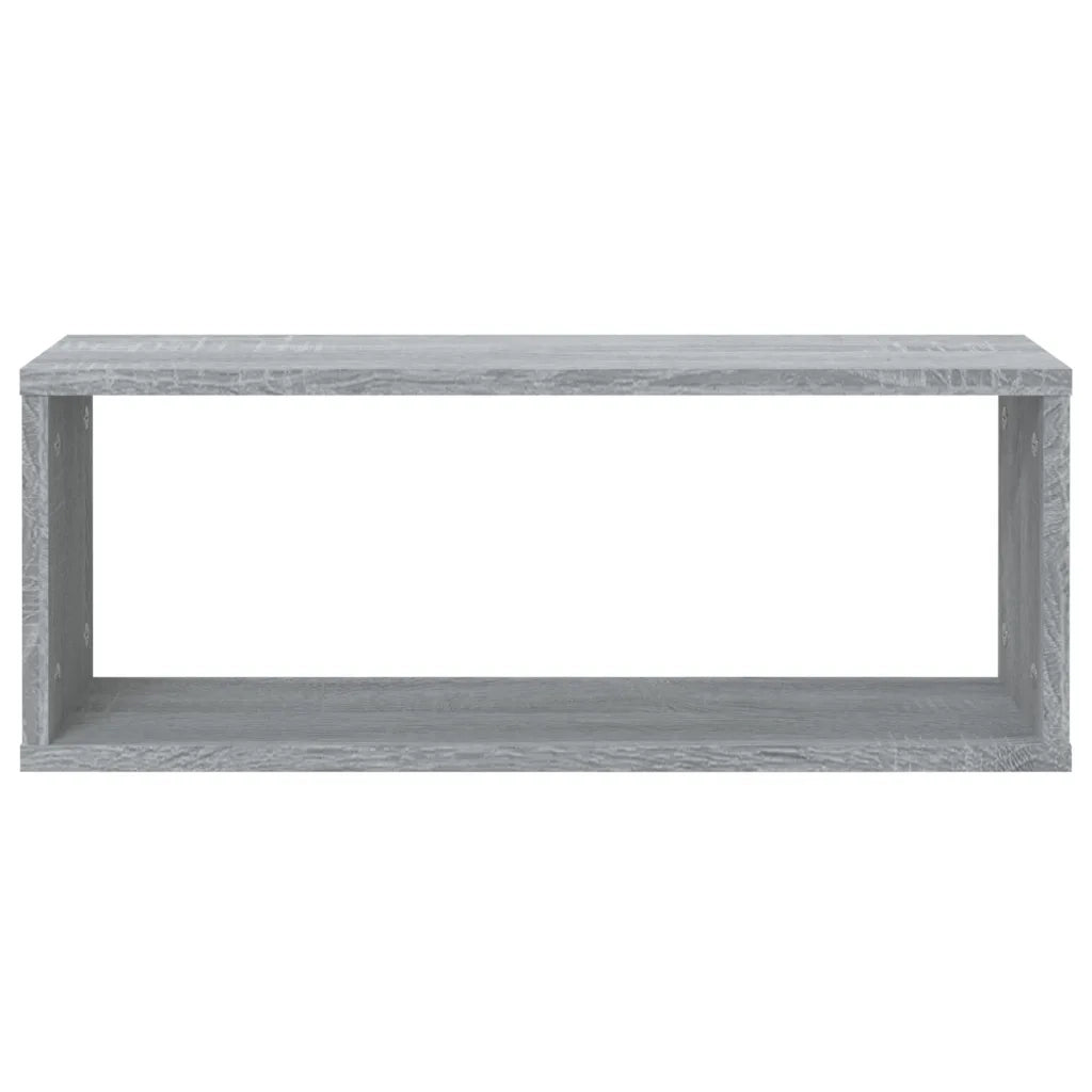 Mensole Cubo Muro 6 pz Grigio Sonoma 60x15x23 cm in Multistrato 815929