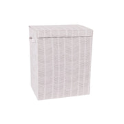 Set di 6 Portabiancheria Rettangolare Pieghevoli Con Manici Ximba 40x30x50 Cm Grigio