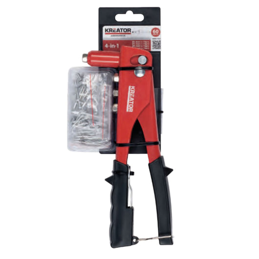 Rivettatrice a mano con ugelli intercambiabili